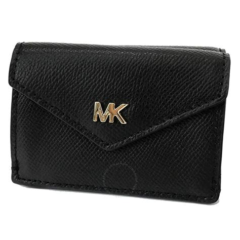 michael kors trifold wallet womens|Michael Kors crossgrain leather wallet.